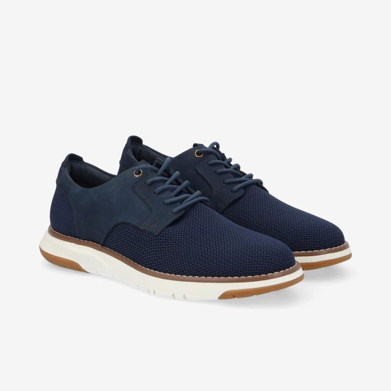 ECHO II DERBY M - FLEX/NUBUCK -  BLEU MARINE